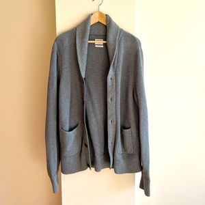 Rag & Bone Grey Men’s Shawl Collar Cardigan
